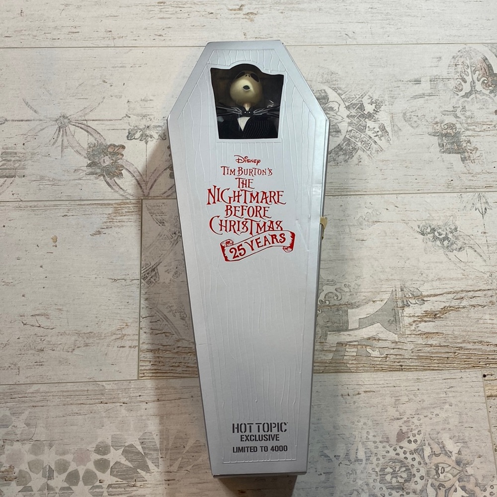 Jack Skellington Nightmare Before Christmas Disney Hot Topic Exclusive Doll